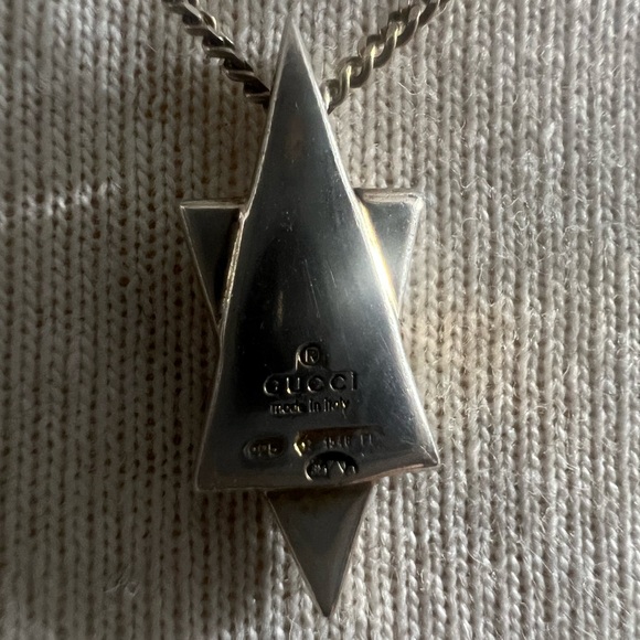Gucci Star of David 925 silver necklace - Picture 2 of 3